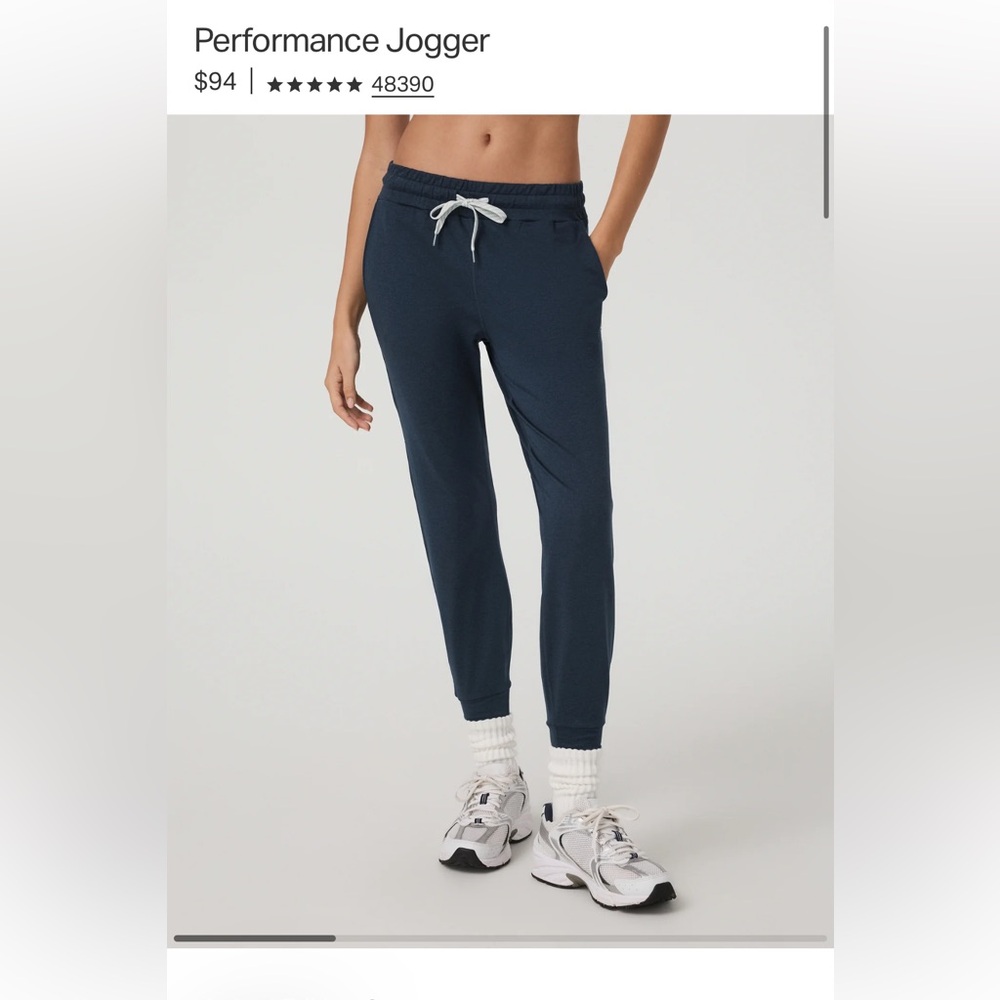 Vuori Performance Jogger in midnight heather